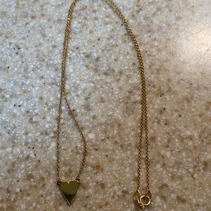 Jennifer Meyer 18k Gold Heart Necklace